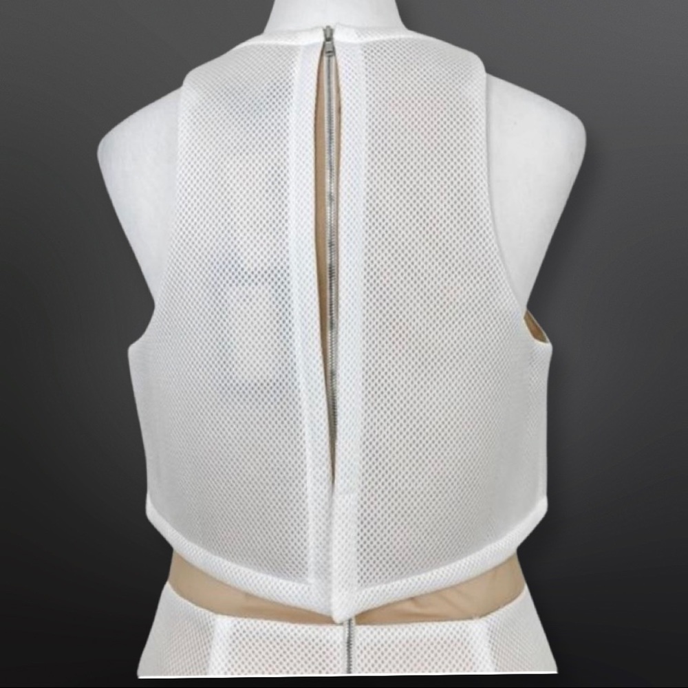 ABS By Allen Schwartz Women’s Cropped Halter Over Lay Dress RETAIL PRICE $225. - Picture 5 of 14